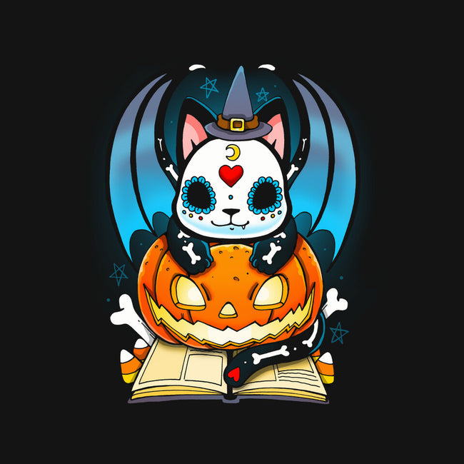 Kitten Halloween-none basic tote bag-Vallina84