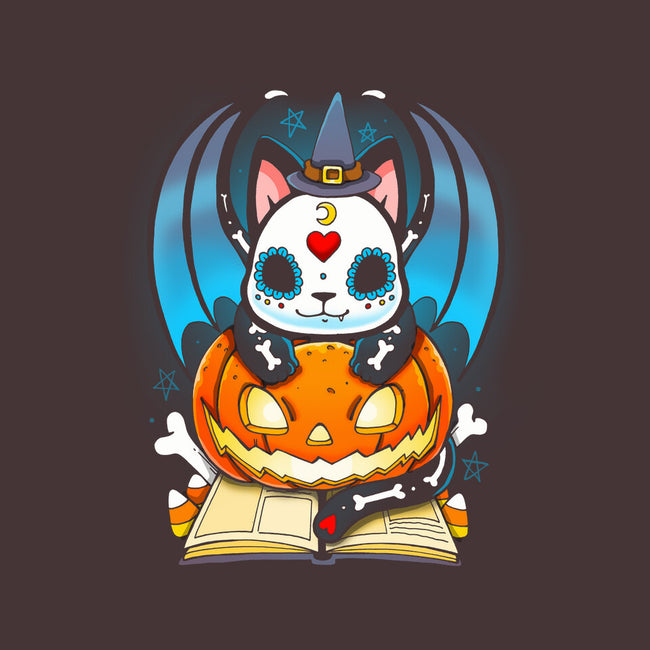 Kitten Halloween-womens basic tee-Vallina84