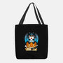 Kitten Halloween-none basic tote bag-Vallina84