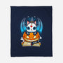 Kitten Halloween-none fleece blanket-Vallina84