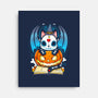 Kitten Halloween-none stretched canvas-Vallina84