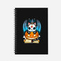 Kitten Halloween-none dot grid notebook-Vallina84