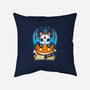 Kitten Halloween-none removable cover w insert throw pillow-Vallina84