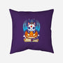 Kitten Halloween-none removable cover w insert throw pillow-Vallina84