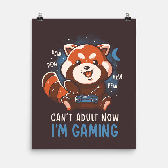 I'm Gaming-none matte poster-koalastudio