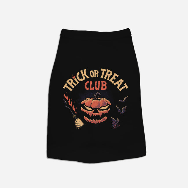 Trick Or Treat Club-dog basic pet tank-teesgeex