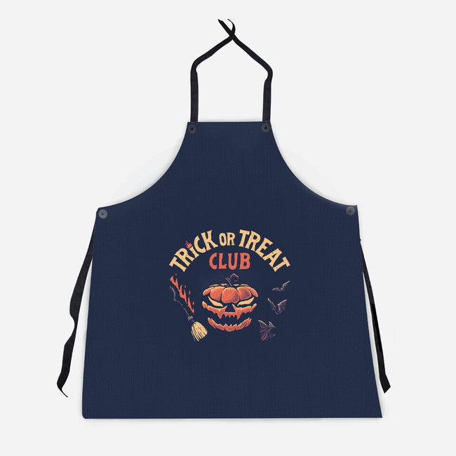 Trick Or Treat Club-unisex kitchen apron-teesgeex