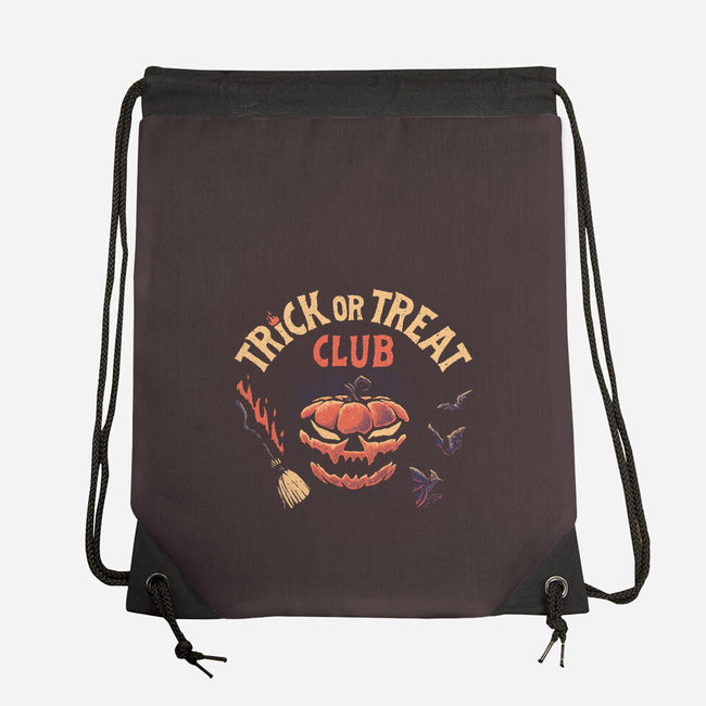 Trick Or Treat Club-none drawstring bag-teesgeex