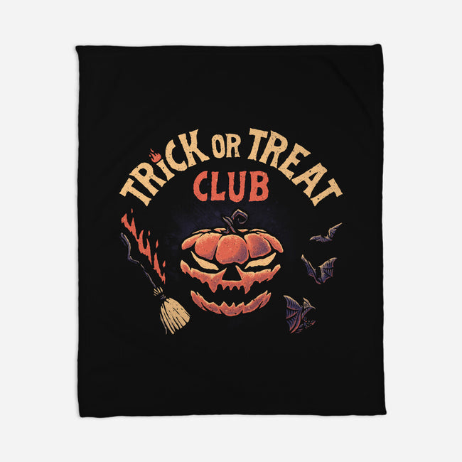Trick Or Treat Club-none fleece blanket-teesgeex