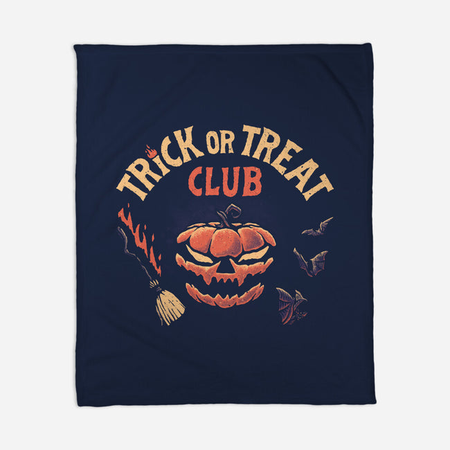 Trick Or Treat Club-none fleece blanket-teesgeex