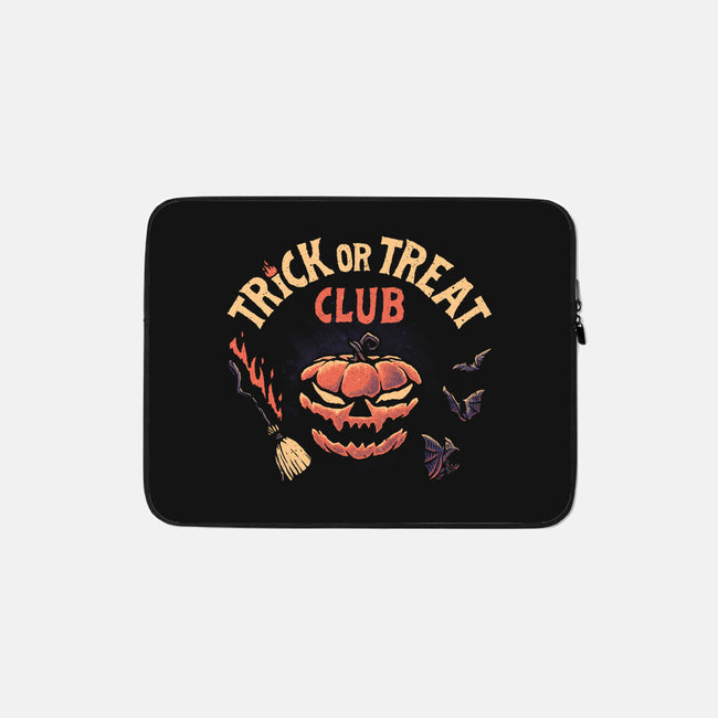 Trick Or Treat Club-none zippered laptop sleeve-teesgeex