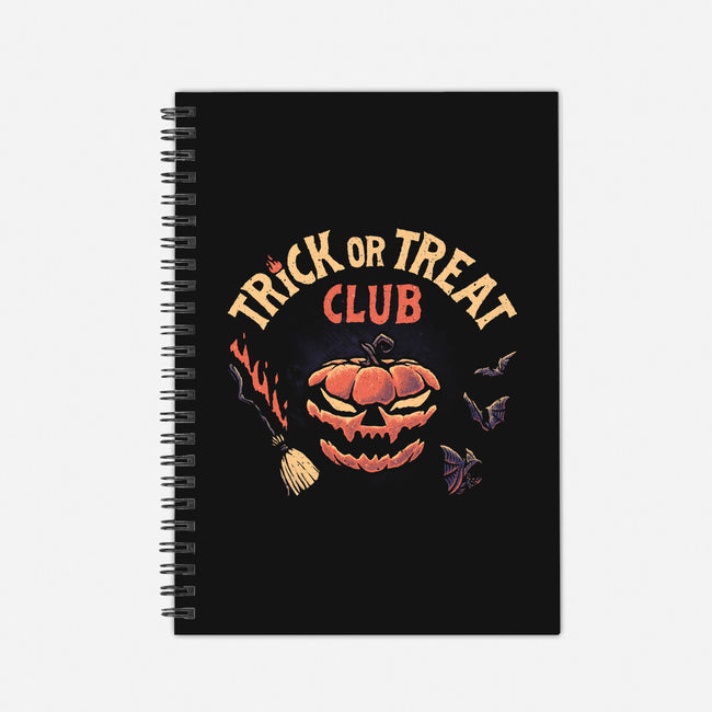 Trick Or Treat Club-none dot grid notebook-teesgeex