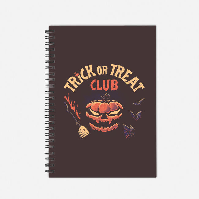 Trick Or Treat Club-none dot grid notebook-teesgeex