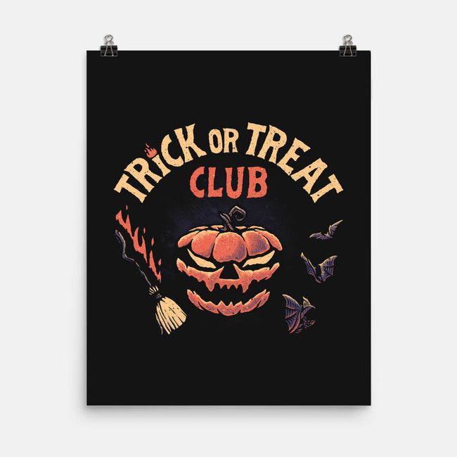 Trick Or Treat Club-none matte poster-teesgeex