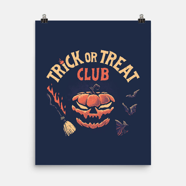 Trick Or Treat Club-none matte poster-teesgeex