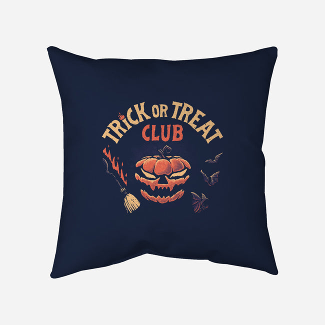 Trick Or Treat Club-none removable cover w insert throw pillow-teesgeex