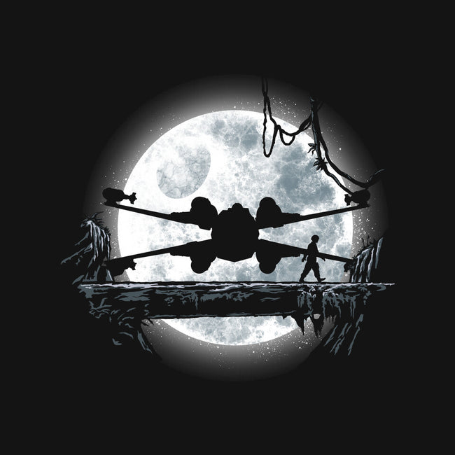 Moonlight Rebel-womens basic tee-rocketman_art