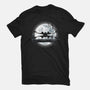 Moonlight Rebel-womens fitted tee-rocketman_art