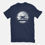 Moonlight Rebel-womens fitted tee-rocketman_art