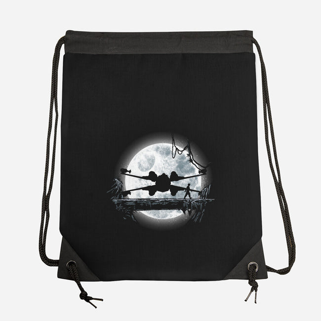 Moonlight Rebel-none drawstring bag-rocketman_art