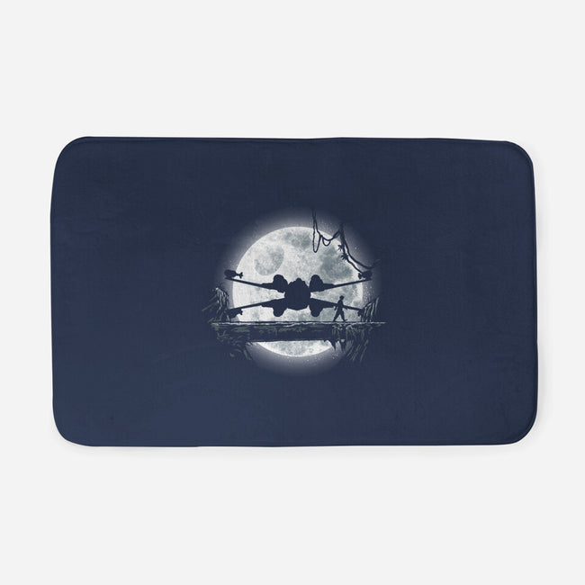 Moonlight Rebel-none memory foam bath mat-rocketman_art