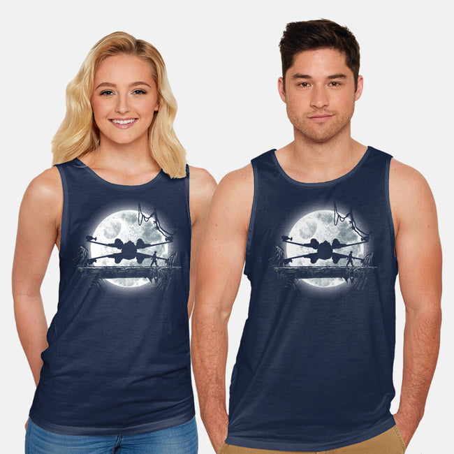 Moonlight Rebel-unisex basic tank-rocketman_art