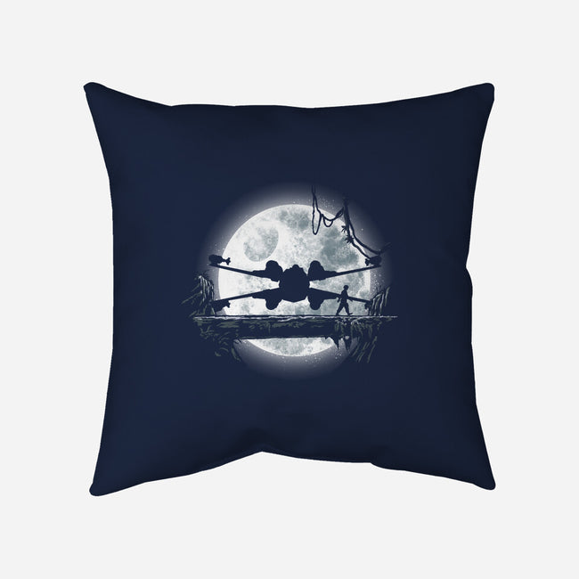 Moonlight Rebel-none removable cover w insert throw pillow-rocketman_art