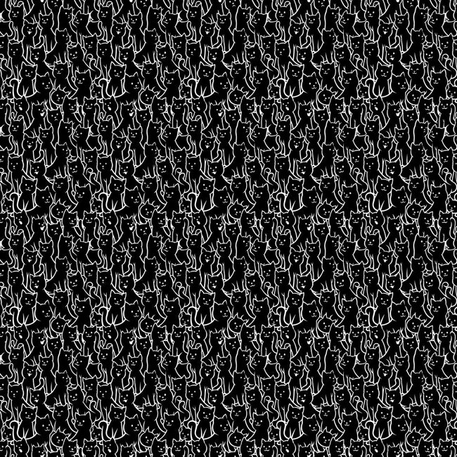 Lots Of Cats-womens all over print cropped tee-tobefonseca