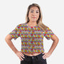 Bunny Love-womens all over print cropped tee-tobefonseca