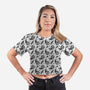 Screaming Paisley-womens all over print cropped tee-Vitaliy Klimenko