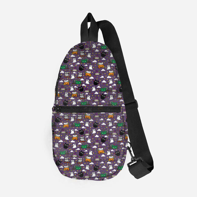 Spooky Dudes-none all over print sling bag-bloomgrace28