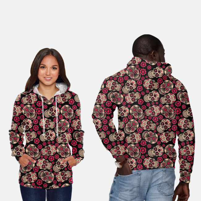 Calaveras-unisex all over print pullover sweatshirt-rocketman_art