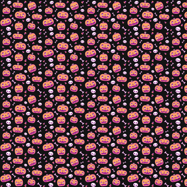 Halloween Pumpkins-womens all over print cropped tee-xMorfina