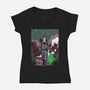 Busterlorian-womens v-neck tee-zascanauta