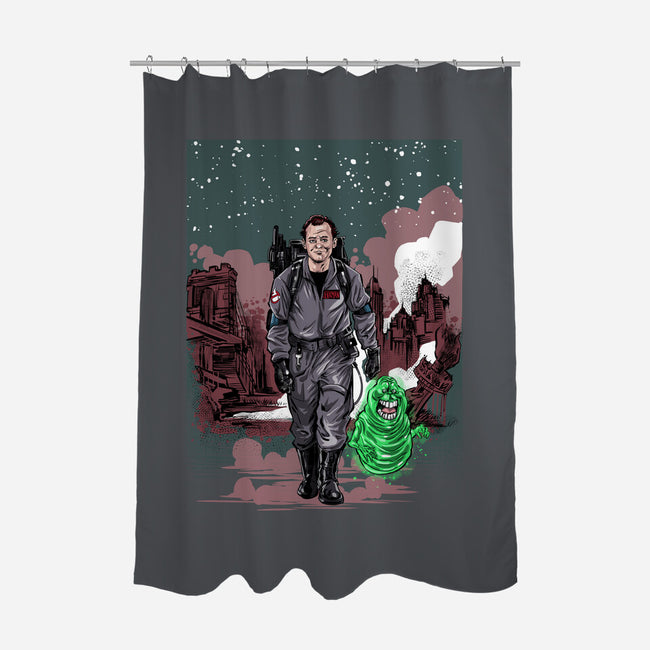 Busterlorian-none polyester shower curtain-zascanauta