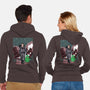 Busterlorian-unisex zip-up sweatshirt-zascanauta