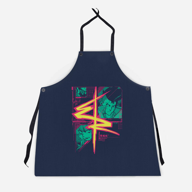 CyberRunners-unisex kitchen apron-StudioM6