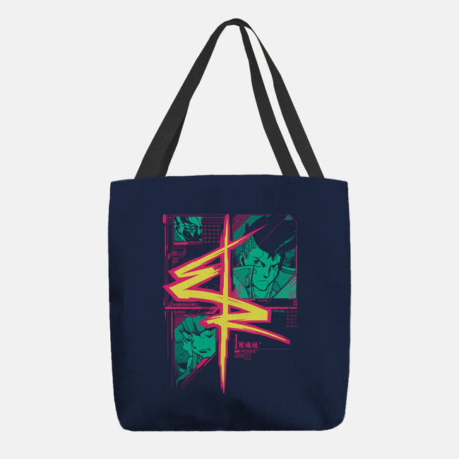 CyberRunners-none basic tote bag-StudioM6