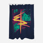 CyberRunners-none polyester shower curtain-StudioM6