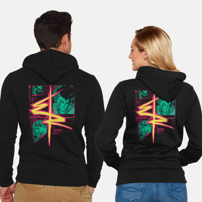CyberRunners-unisex zip-up sweatshirt-StudioM6