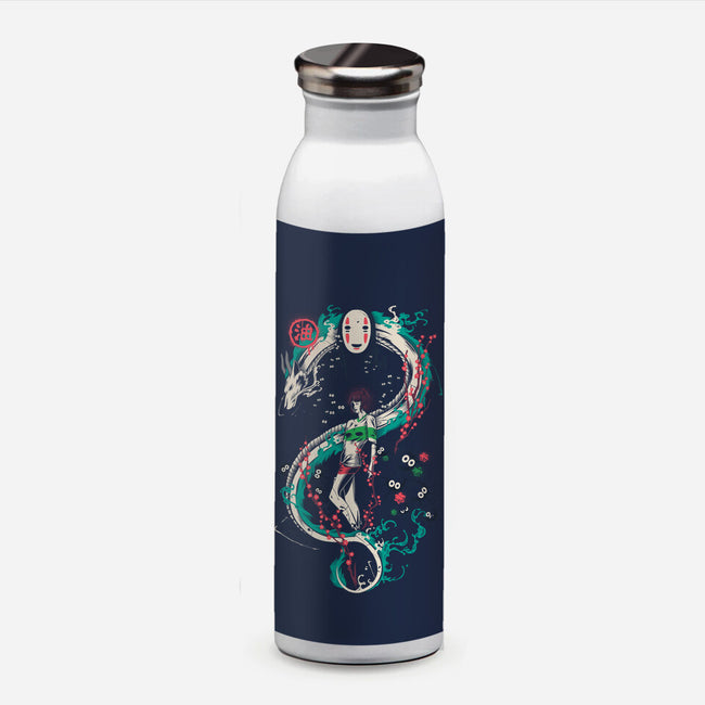 Spirited Graffiti-none water bottle drinkware-Fearcheck