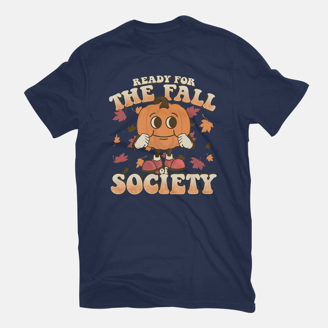 Ready For The Fall of Society-womens fitted tee-RoboMega