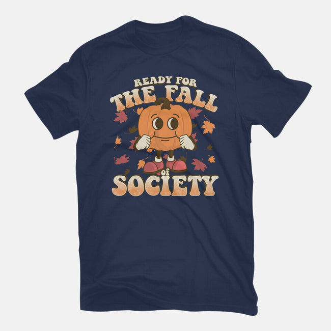 Ready For The Fall of Society-womens basic tee-RoboMega