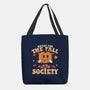 Ready For The Fall of Society-none basic tote bag-RoboMega
