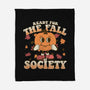 Ready For The Fall of Society-none fleece blanket-RoboMega