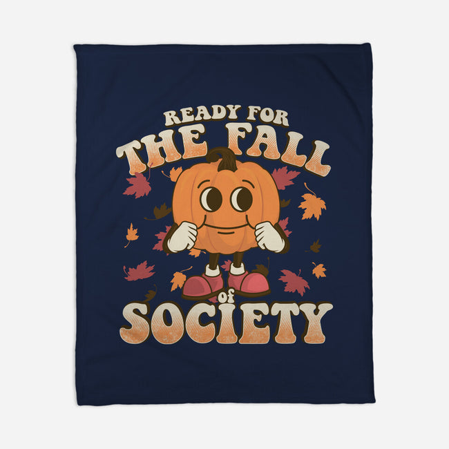 Ready For The Fall of Society-none fleece blanket-RoboMega