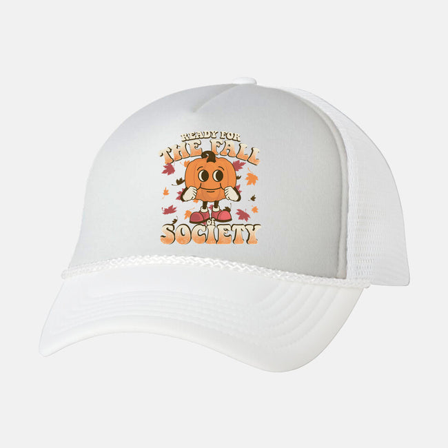 Ready For The Fall of Society-unisex trucker hat-RoboMega