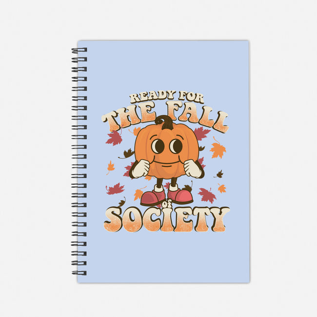 Ready For The Fall of Society-none dot grid notebook-RoboMega