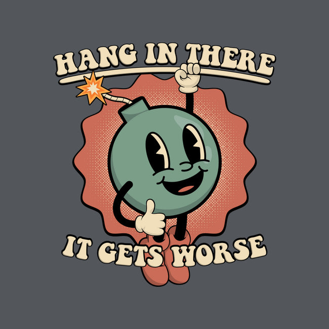 Hang In There-womens fitted tee-RoboMega