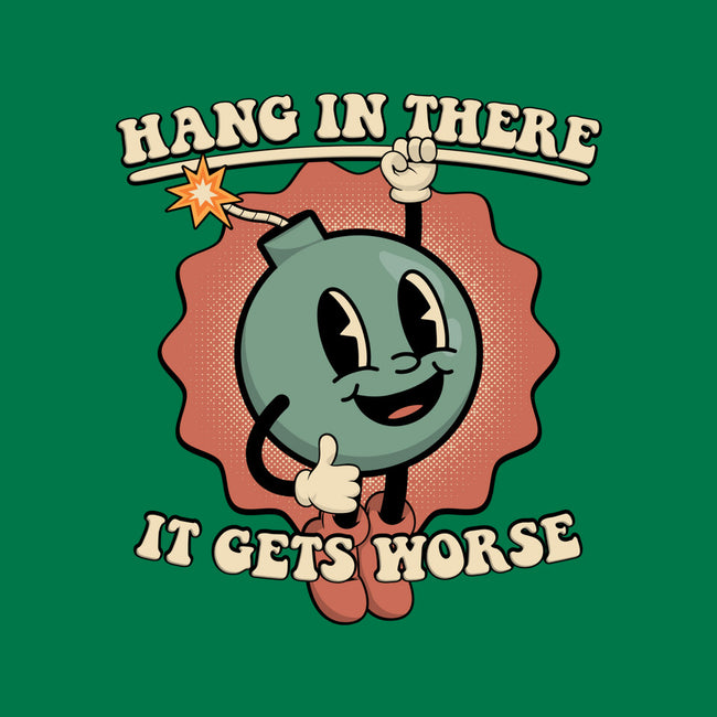 Hang In There-mens heavyweight tee-RoboMega
